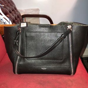 Botkier Soho Big ZIP Bite Size Tote Black